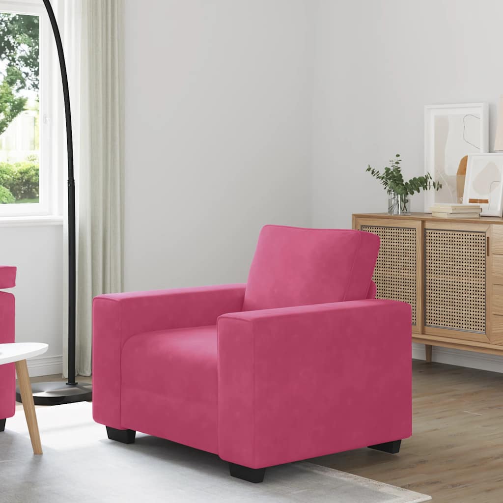 Sofastol 100X77X82 Cm Fløjl