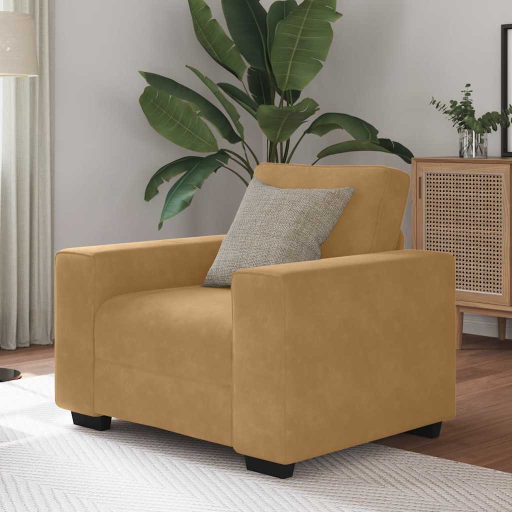 Sofastol 100X77X82 Cm Fløjl