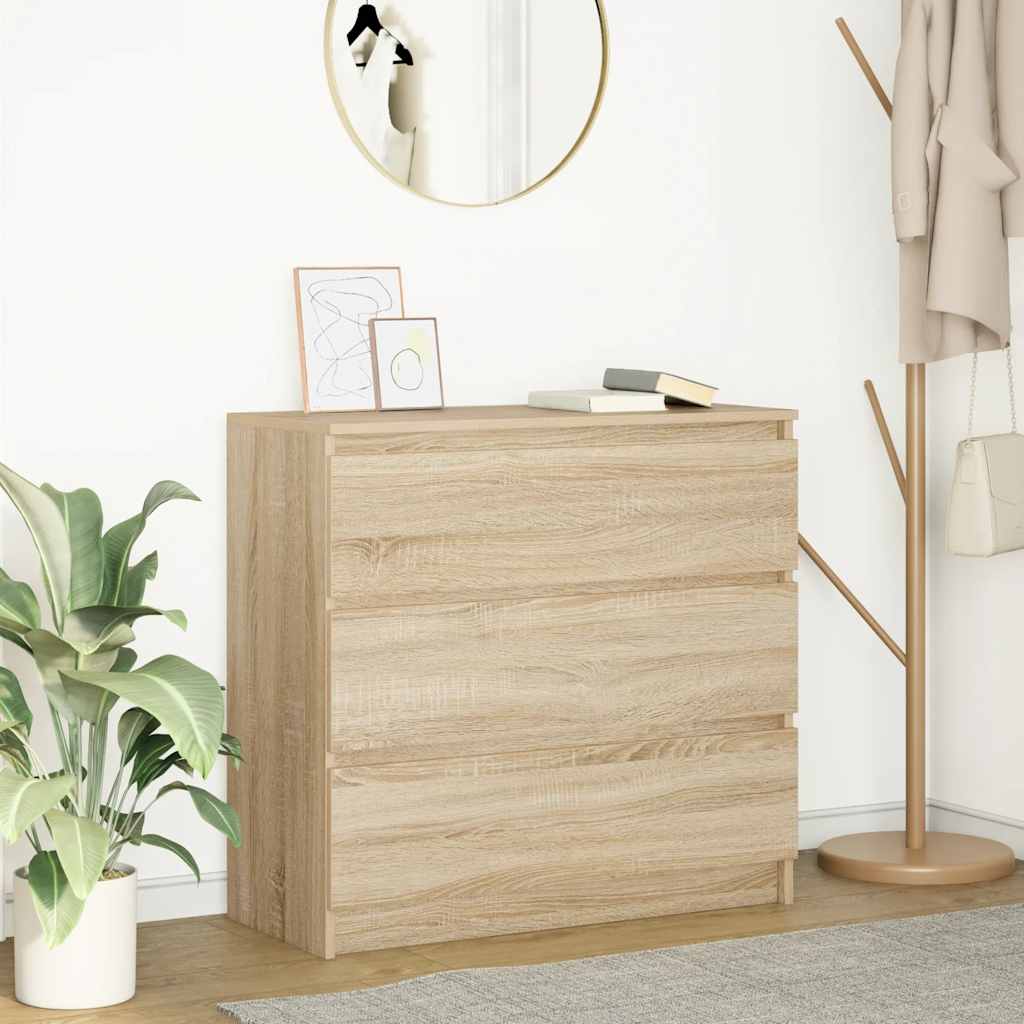 Skænk 80X35X76 Cm Konstrueret Træ Kunsteg