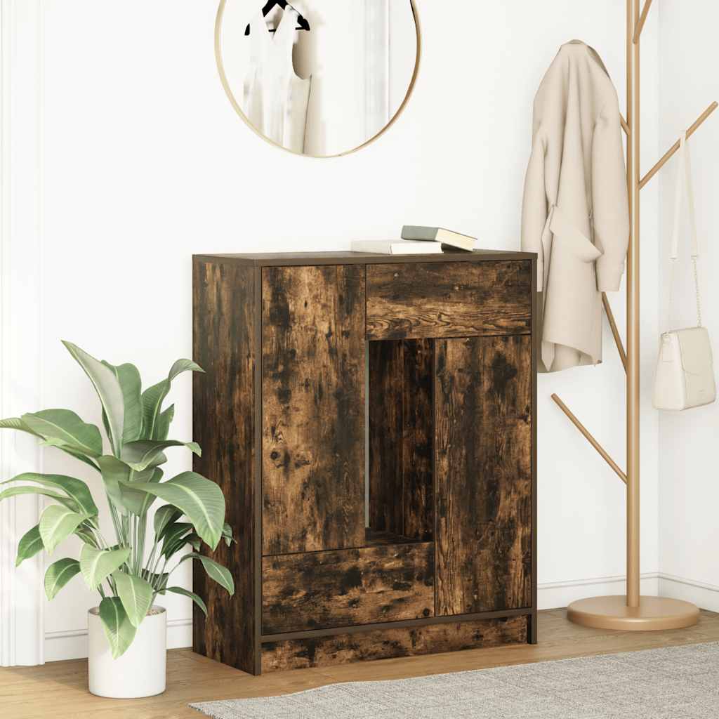 Skænk Med Skuffer Og Låger 73X31X90 Cm Etræ