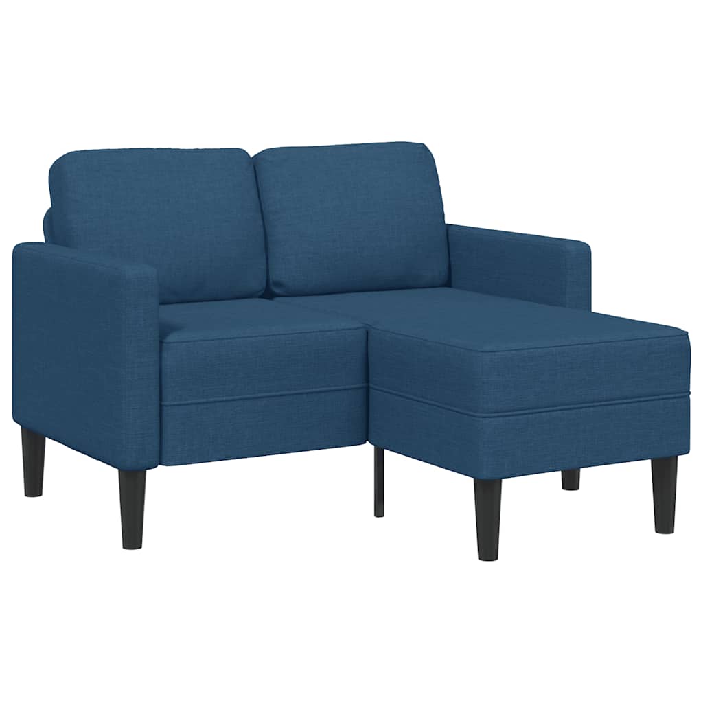 2-Personers Sofa Med Chaiselong L-Formet 125 Cm Stof