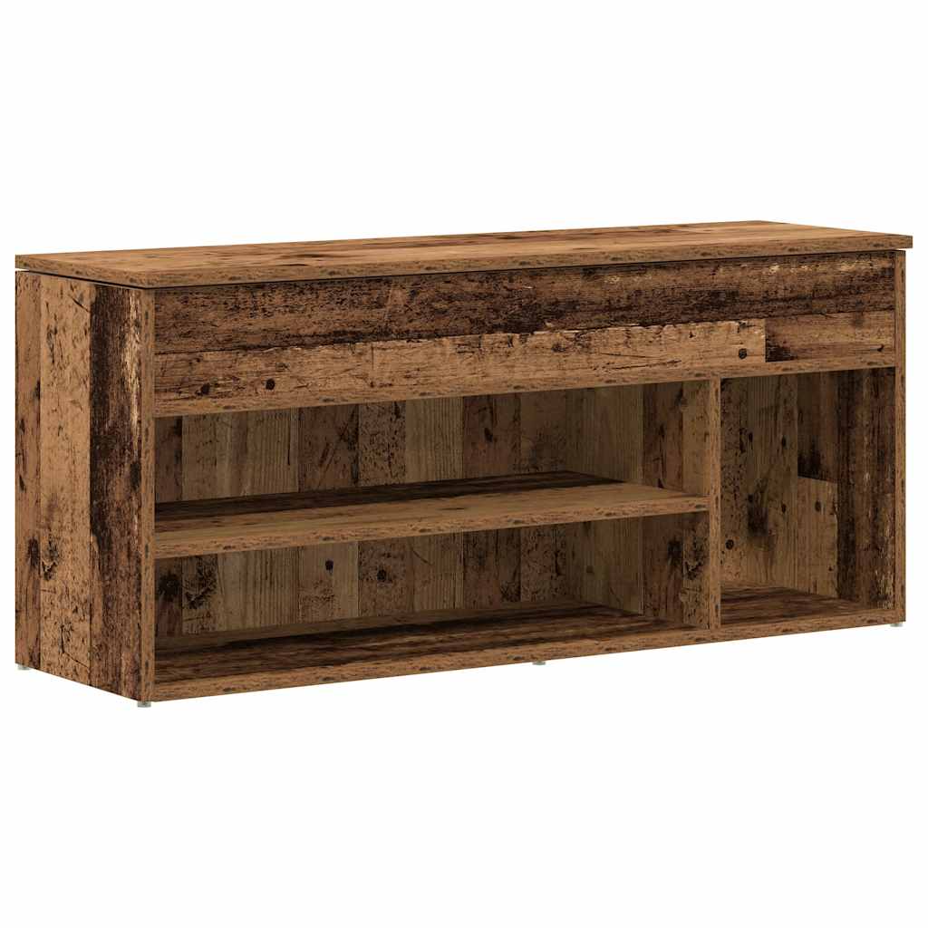 Skobænk 102X30,5X45 Cm Konstrueret Træ Antikt Træ Gammelt Træ