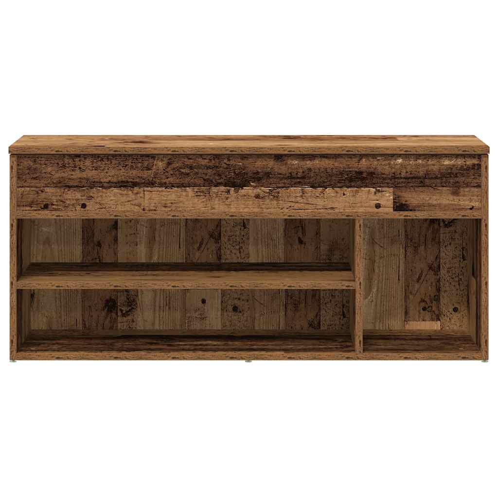Skobænk 102X30,5X45 Cm Konstrueret Træ Antikt Træ Gammelt Træ