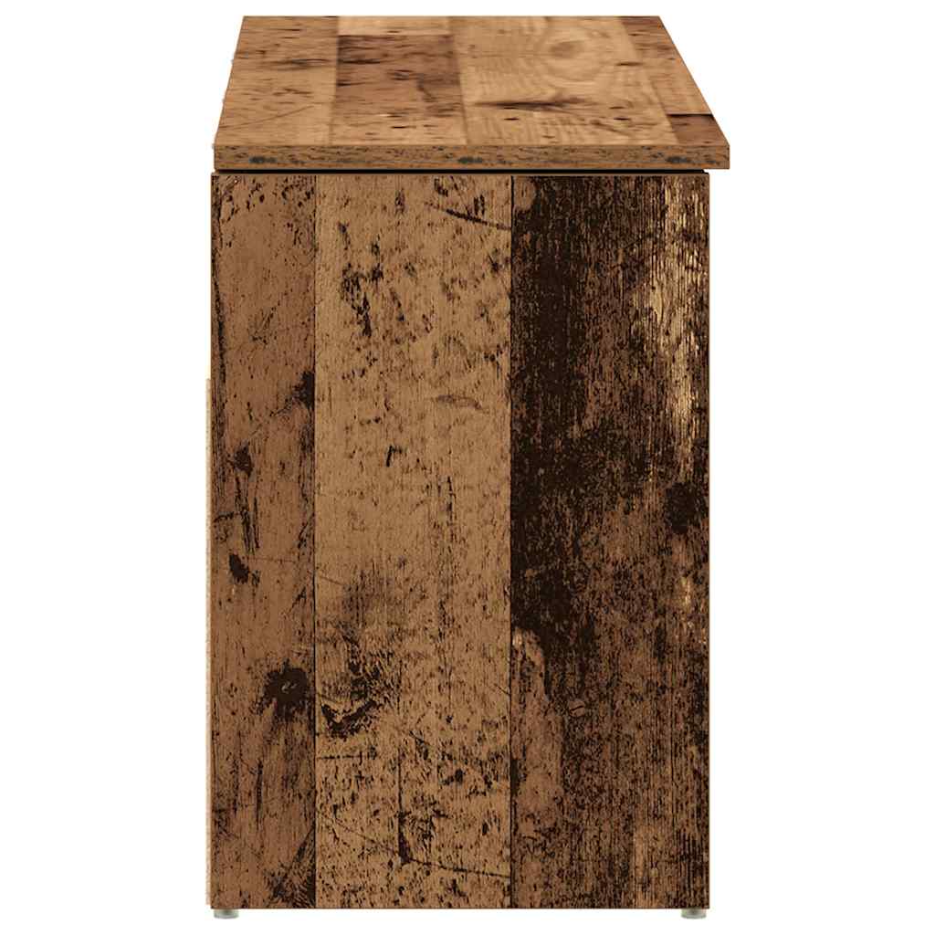 Skobænk 102X30,5X45 Cm Konstrueret Træ Antikt Træ Gammelt Træ