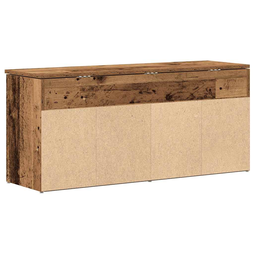 Skobænk 102X30,5X45 Cm Konstrueret Træ Antikt Træ Gammelt Træ