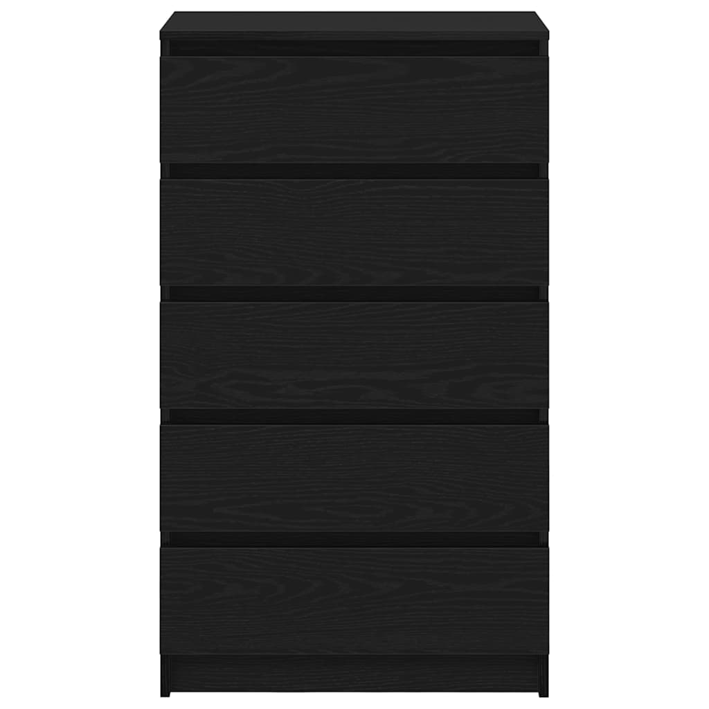 Kommode 60X36X103 Cm Konstrueret Træ Etræsfarve