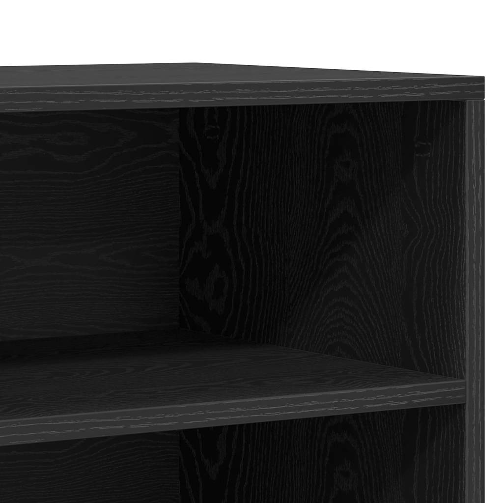 Sideboard Sort Eg 57 X 35 X 70 Cm Konstrueret Træ