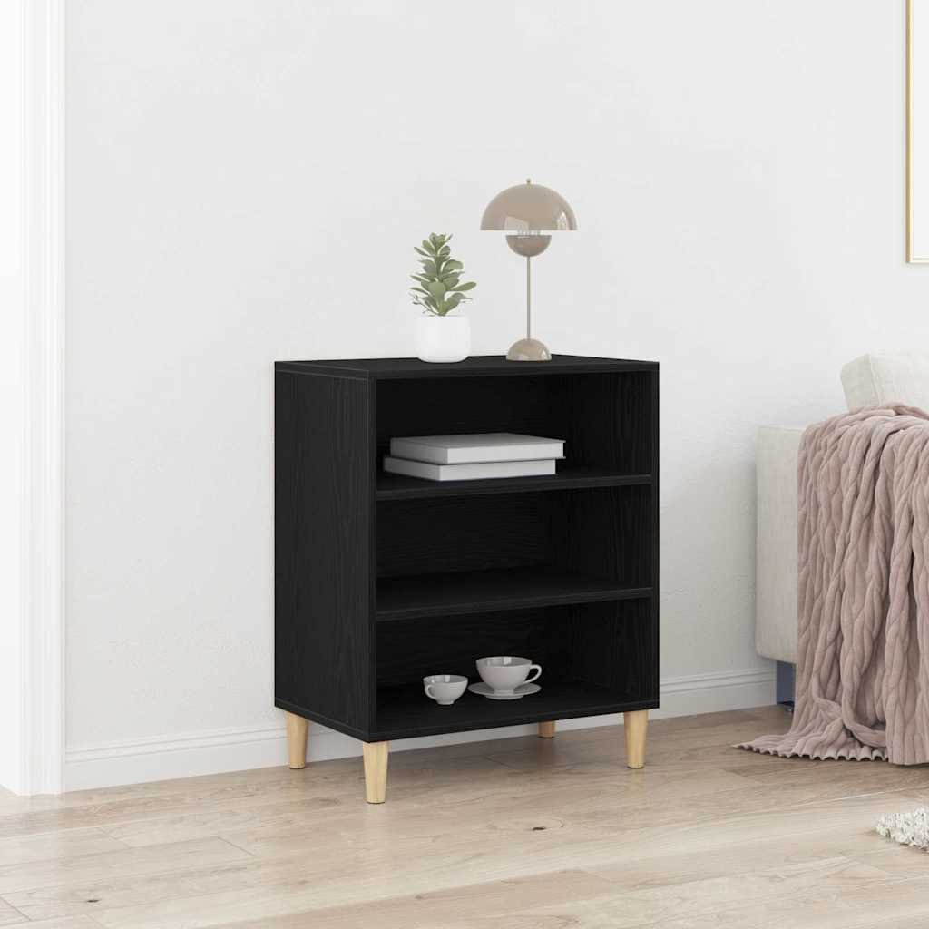 Sideboard Sort Eg 57 X 35 X 70 Cm Konstrueret Træ