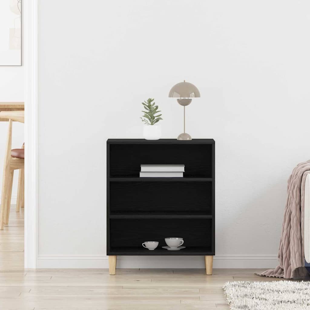 Sideboard Sort Eg 57 X 35 X 70 Cm Konstrueret Træ