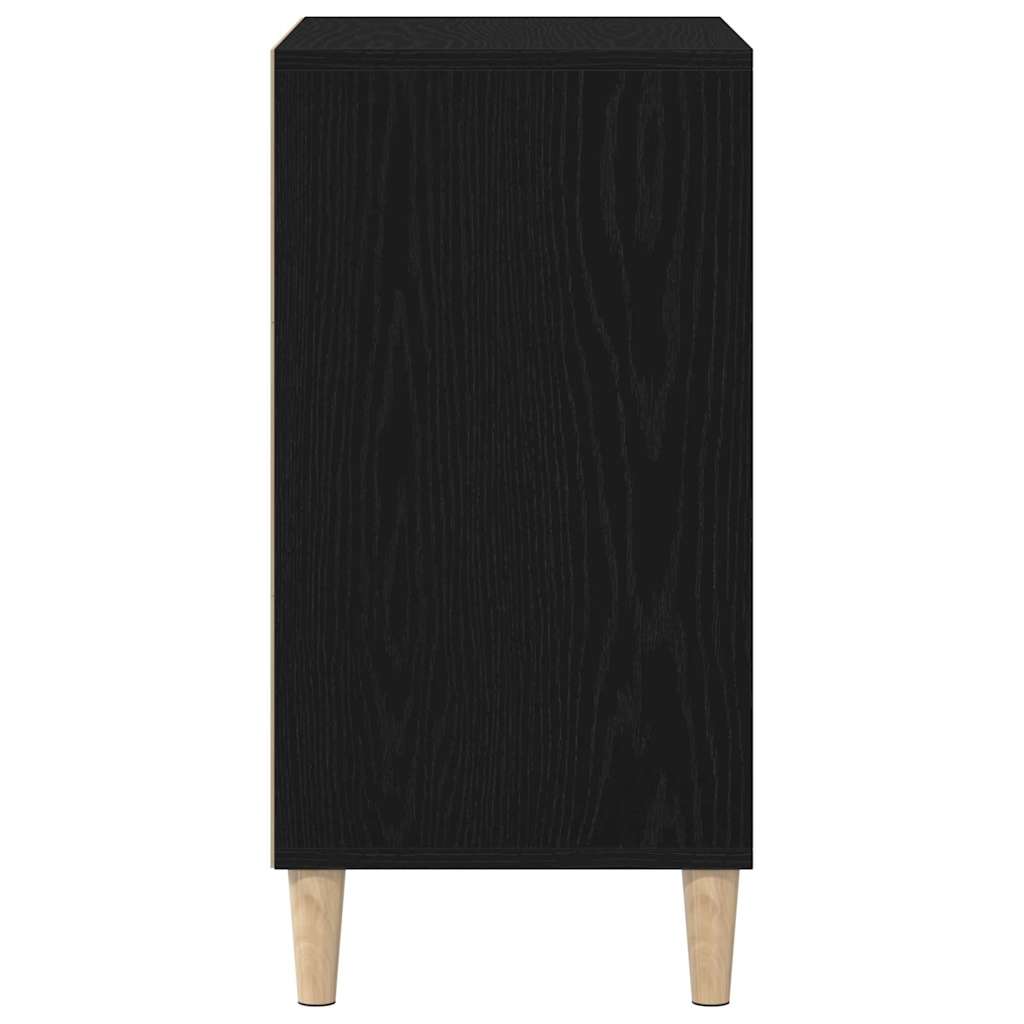 Sideboard Sort Eg 57 X 35 X 70 Cm Konstrueret Træ