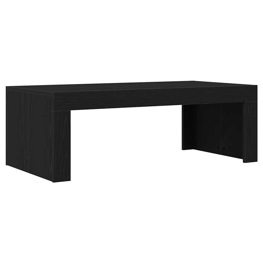 Sofabord Sort Eg 102 X 50 X 35 Cm Konstrueret Træ