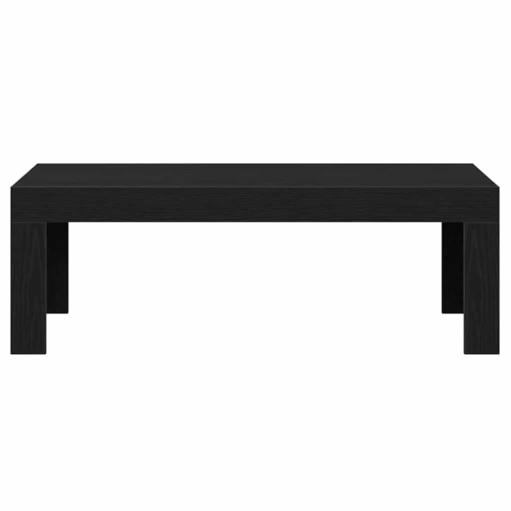 Sofabord Sort Eg 102 X 50 X 35 Cm Konstrueret Træ