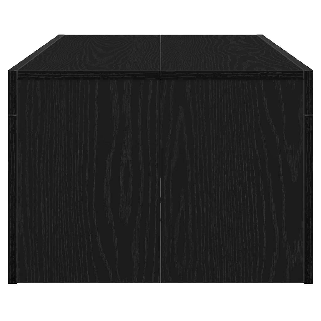Sofabord Sort Eg 102 X 50 X 35 Cm Konstrueret Træ