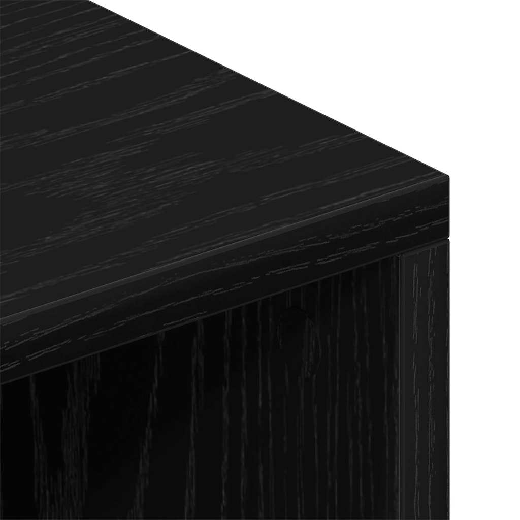 Tv-Skab Sort Eg 69,5 X 30 X 50 Cm Konstrueret Træ