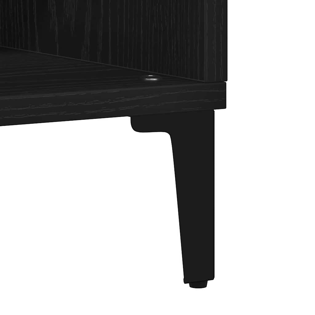 Sideboard Sort Eg 103,5 X 35 X 70 Cm Konstrueret Træ