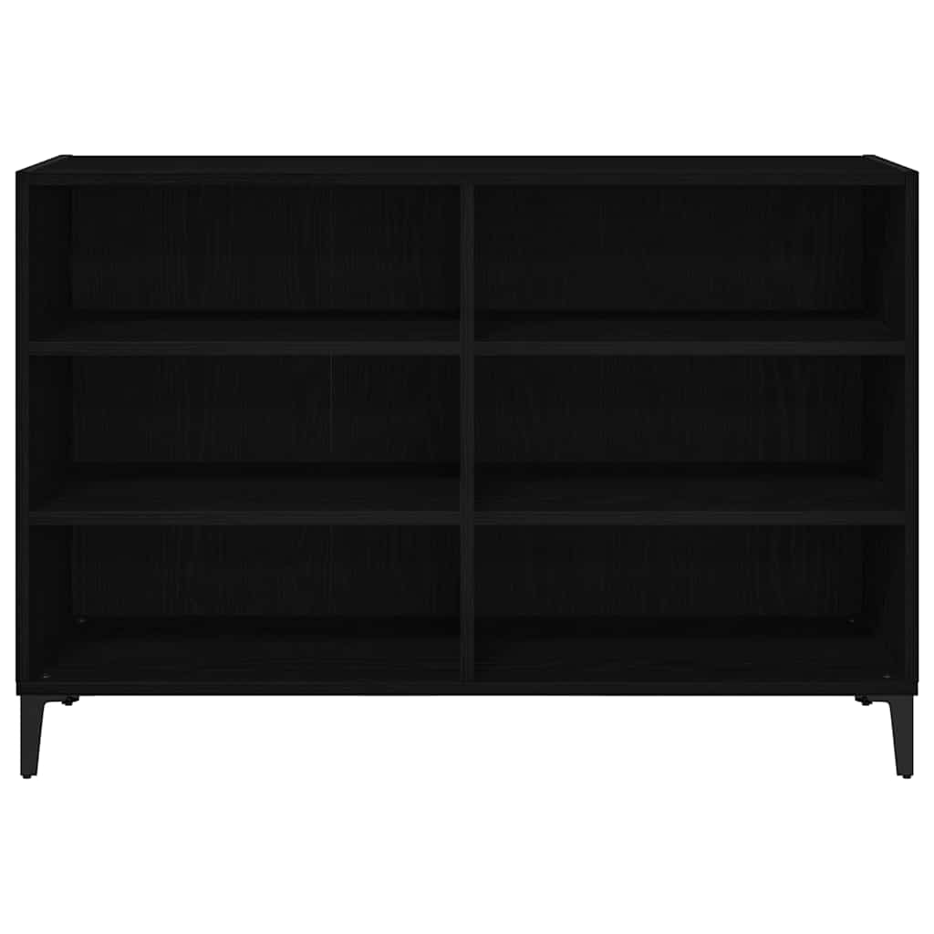 Sideboard Sort Eg 103,5 X 35 X 70 Cm Konstrueret Træ
