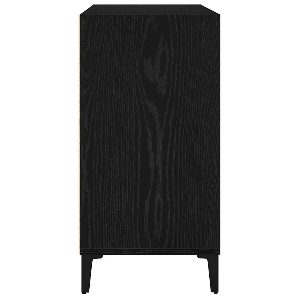 Sideboard Sort Eg 103,5 X 35 X 70 Cm Konstrueret Træ