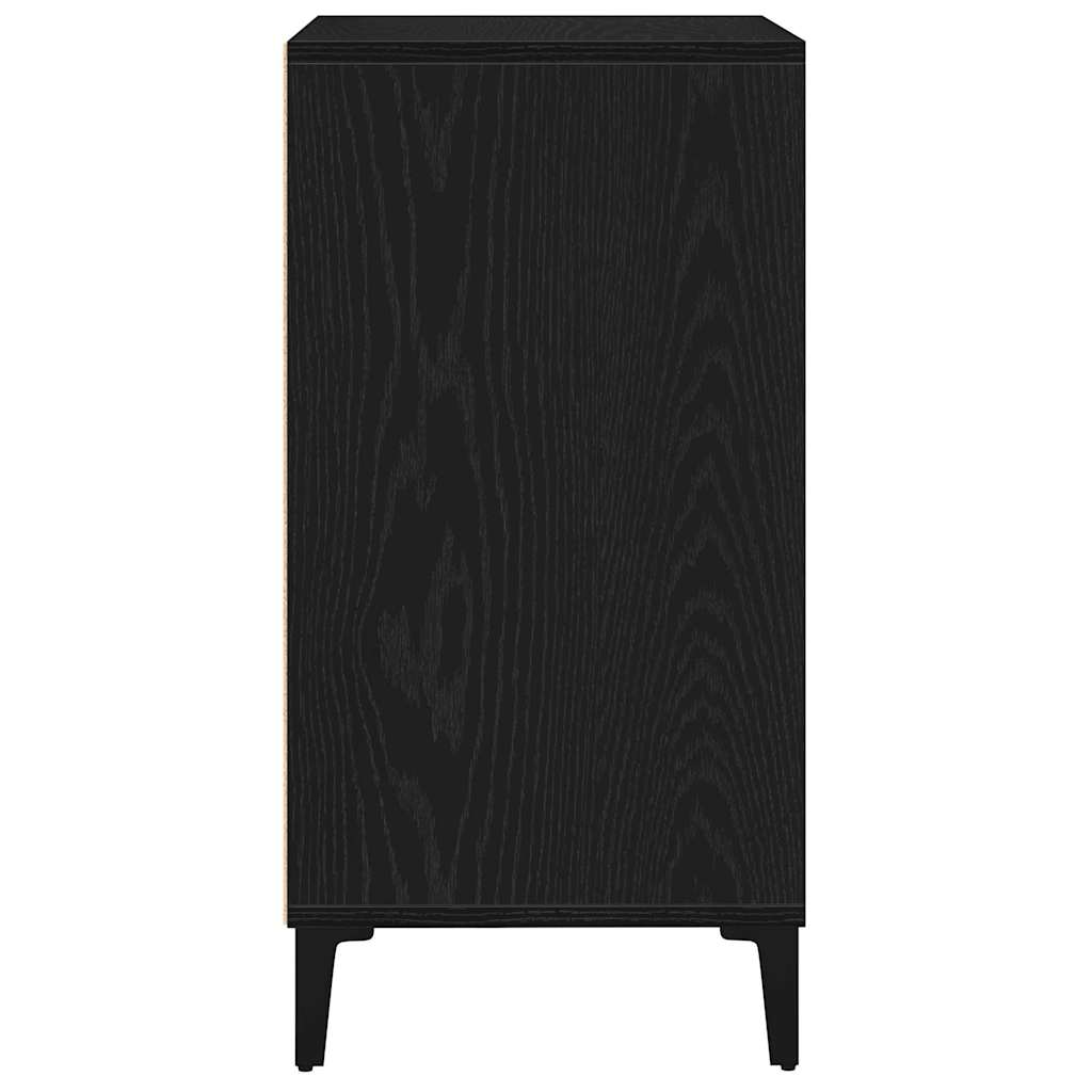 Sideboard Sort Eg 57 X 35 X 70 Cm Konstrueret Træ