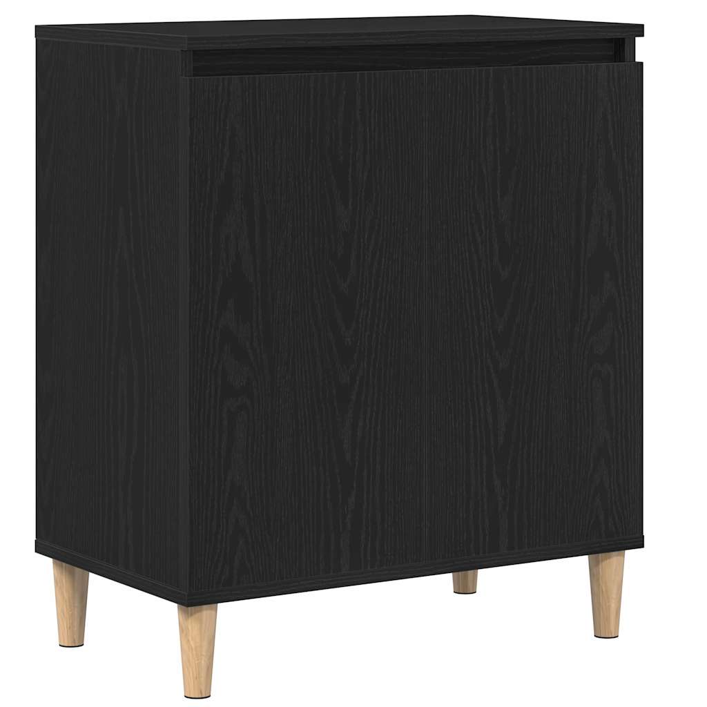 Sideboard Sort Eg 60 X 35 X 70 Cm Konstrueret Træ