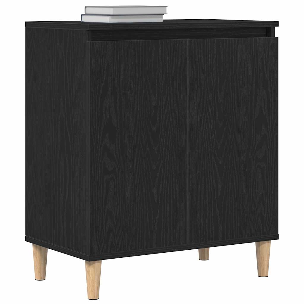 Sideboard Sort Eg 60 X 35 X 70 Cm Konstrueret Træ