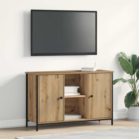 Tv-Møbelsæt Artisan Egetræ 101 X 35 X 65 Cm Konstrueret Træ