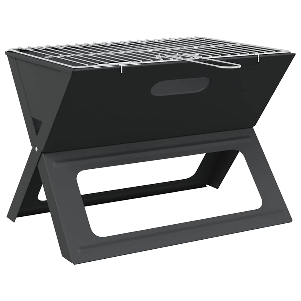 Udendørs Grill Sort 46 X 31 X 31 Cm Stål