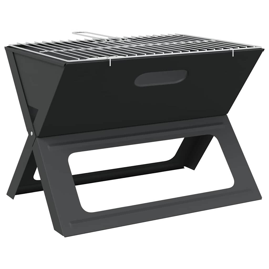 Udendørs Grill Sort 46 X 31 X 31 Cm Stål
