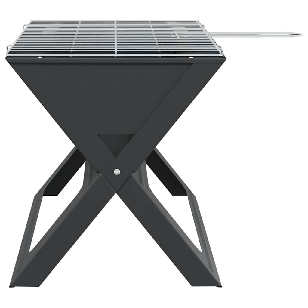 Udendørs Grill Sort 46 X 31 X 31 Cm Stål