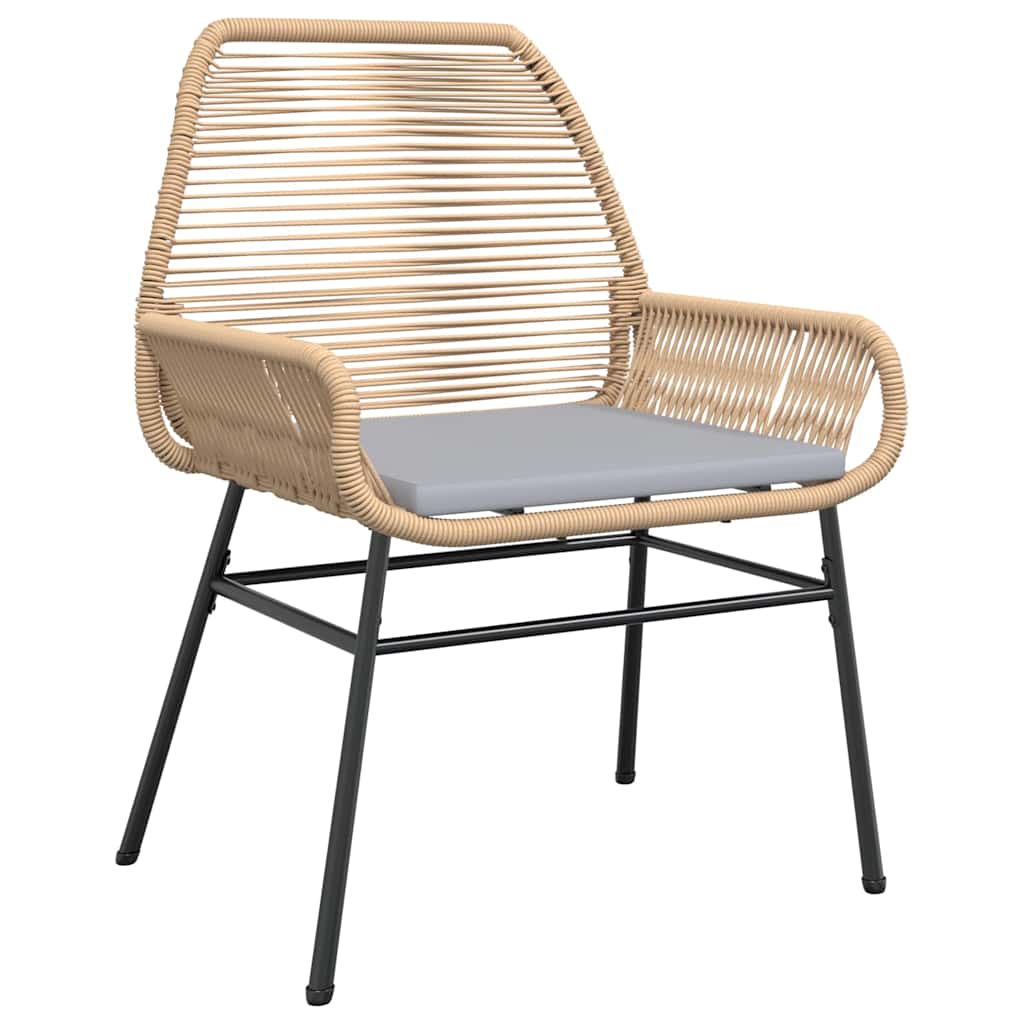 7 Dele Spisebordssæt Til Haven M. Hynder Polyrattan Glas