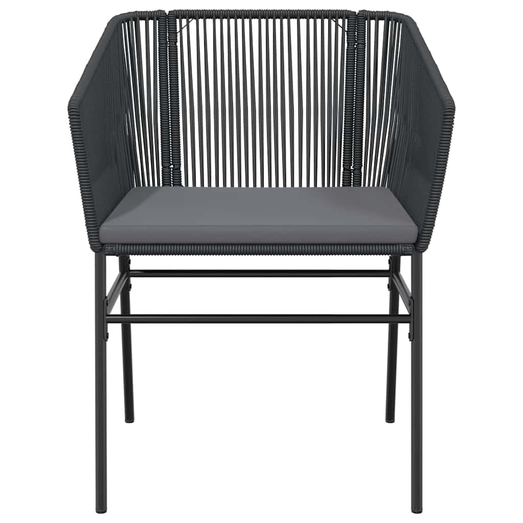 9 Dele Spisebordssæt Til Haven M. Hynder Polyrattan Glas