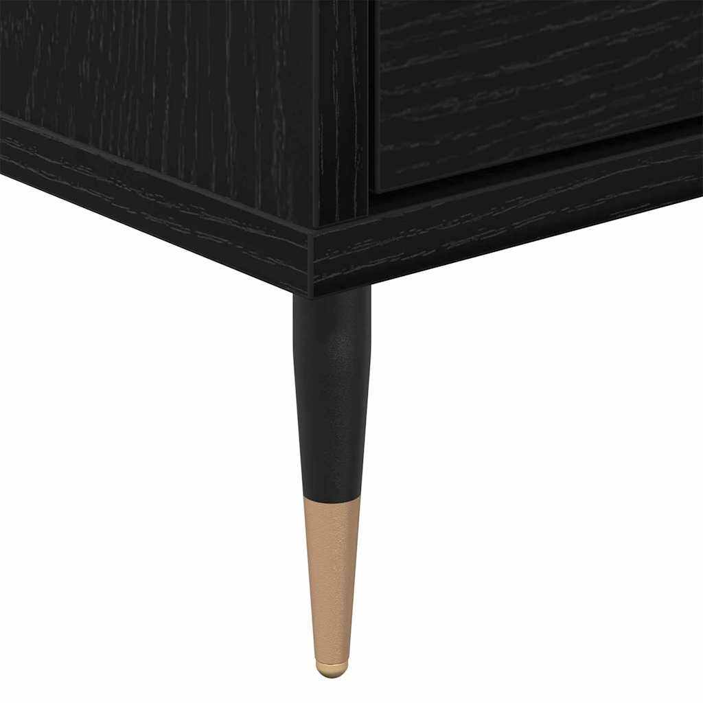 Tv-Skab Sort Eg 150 X 30 X 45 Cm Konstrueret Træ