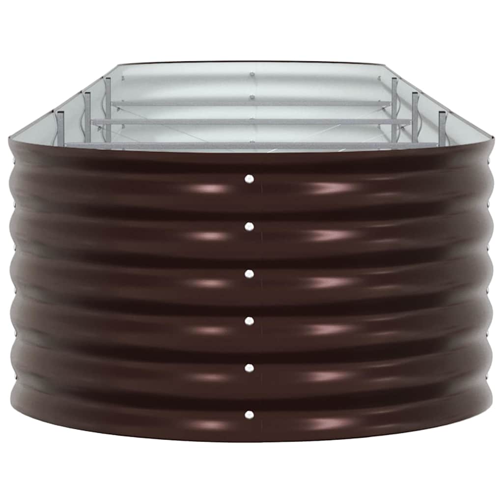 Hævet Bed Brun 400 X 80 X 44 Cm Stål