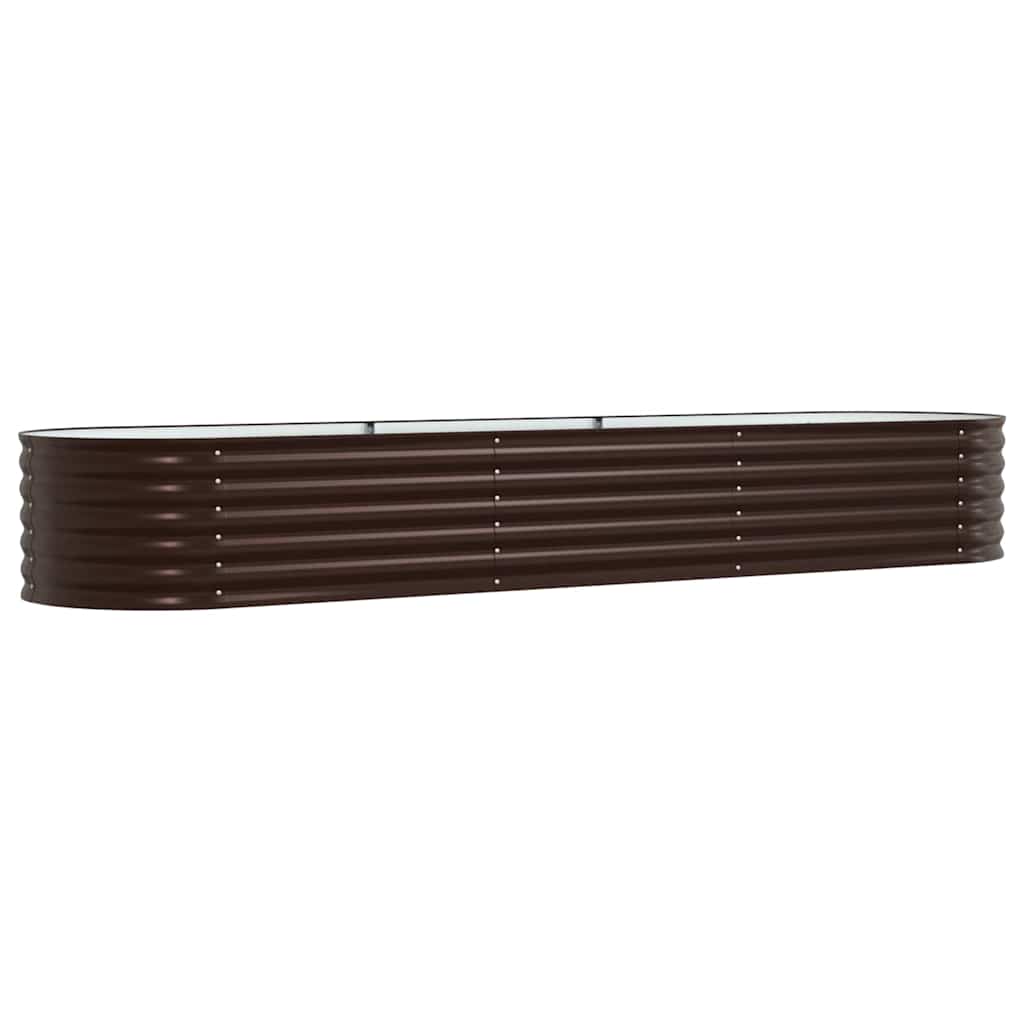 Hævet Bed Brun 320 X 80 X 44 Cm Stål