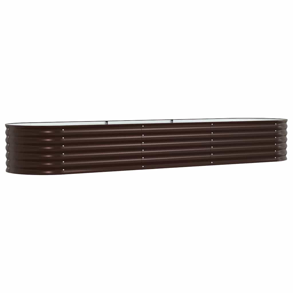 Hævet Bed Brun 320 X 80 X 44 Cm Stål