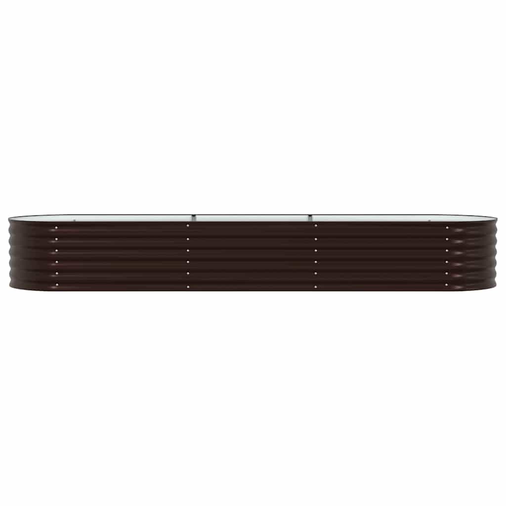 Hævet Bed Brun 320 X 80 X 44 Cm Stål