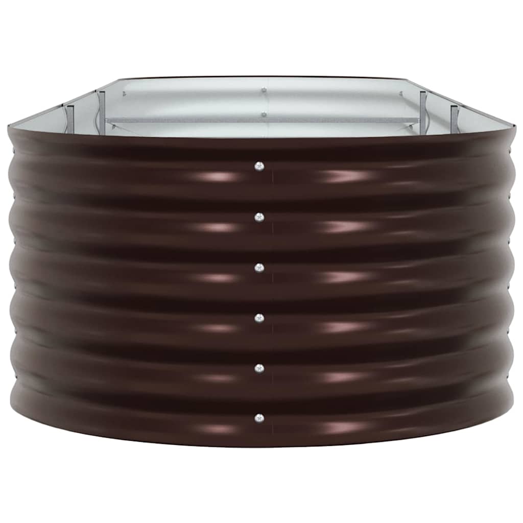 Hævet Bed Brun 320 X 80 X 44 Cm Stål