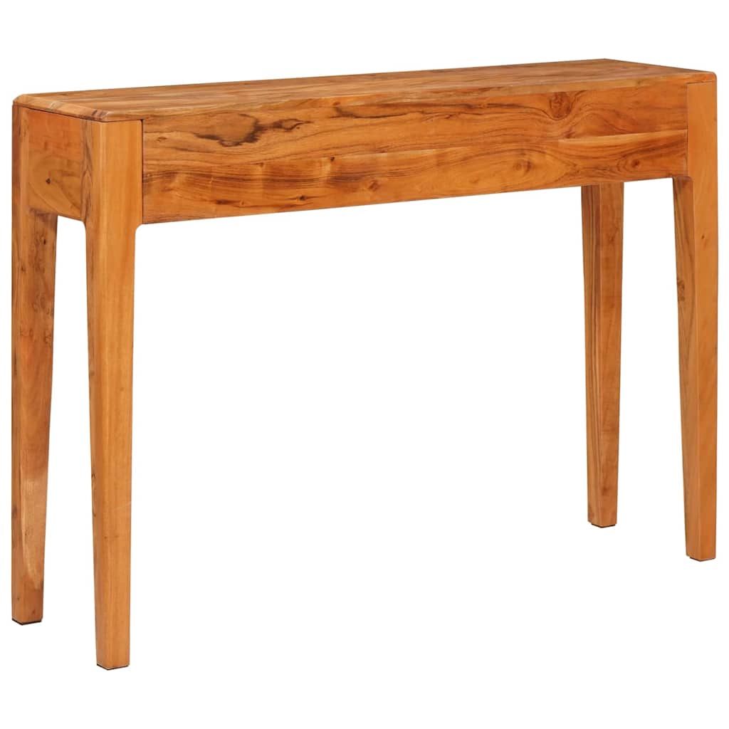 Konsolbord Med Skuffe Brun 110 X 30 X 80 Cm Massivt Akacietræ