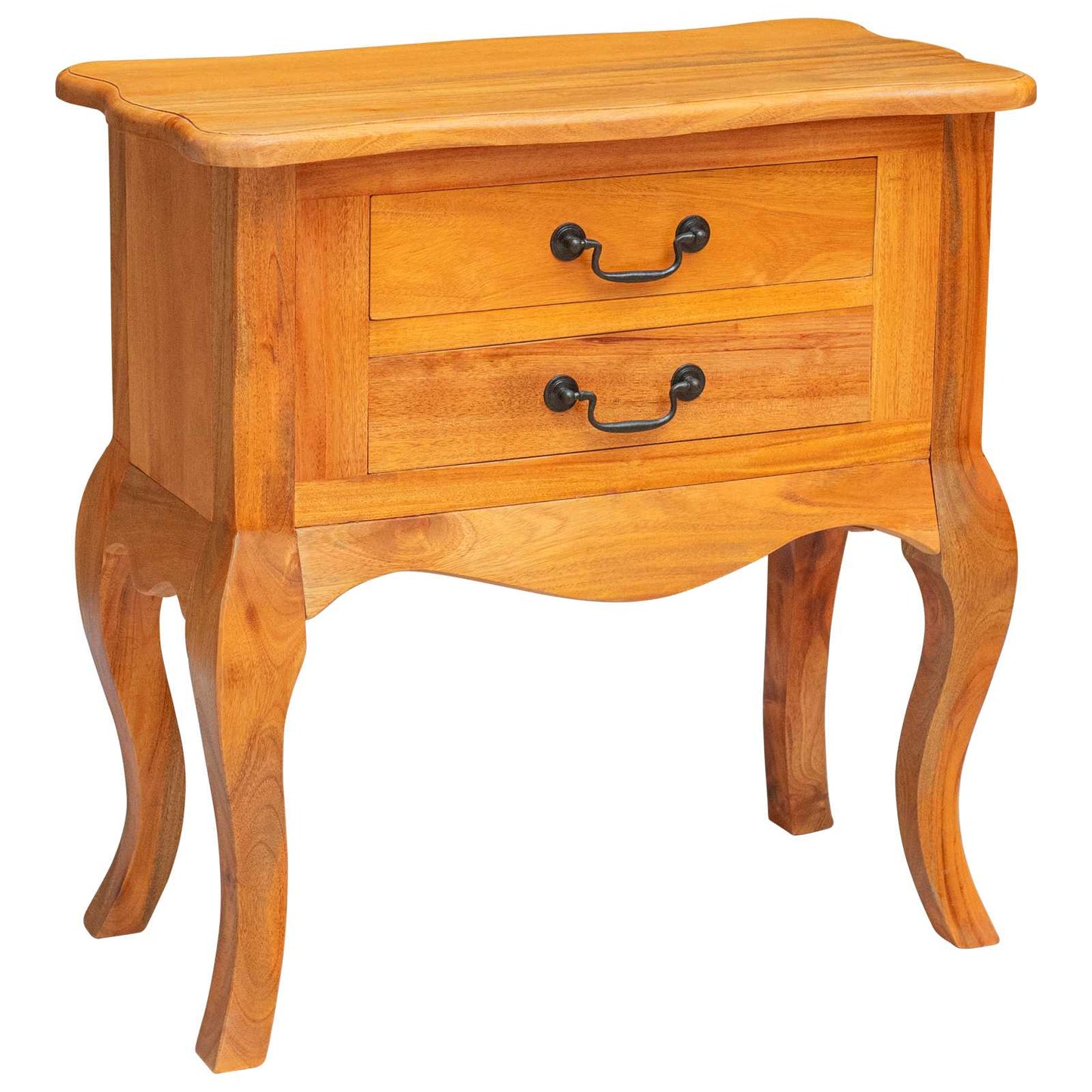 Sidebord Naturfarvet 60,5 X 30 X 61 Cm Massiv Mahogni