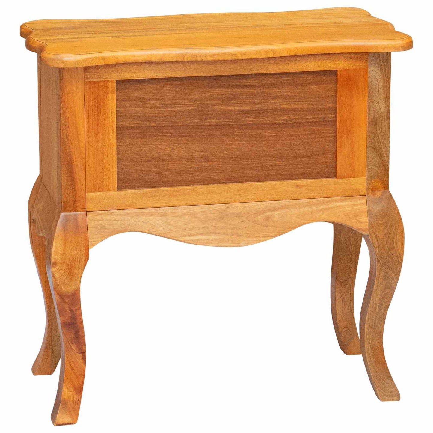 Sidebord Naturfarvet 60,5 X 30 X 61 Cm Massiv Mahogni