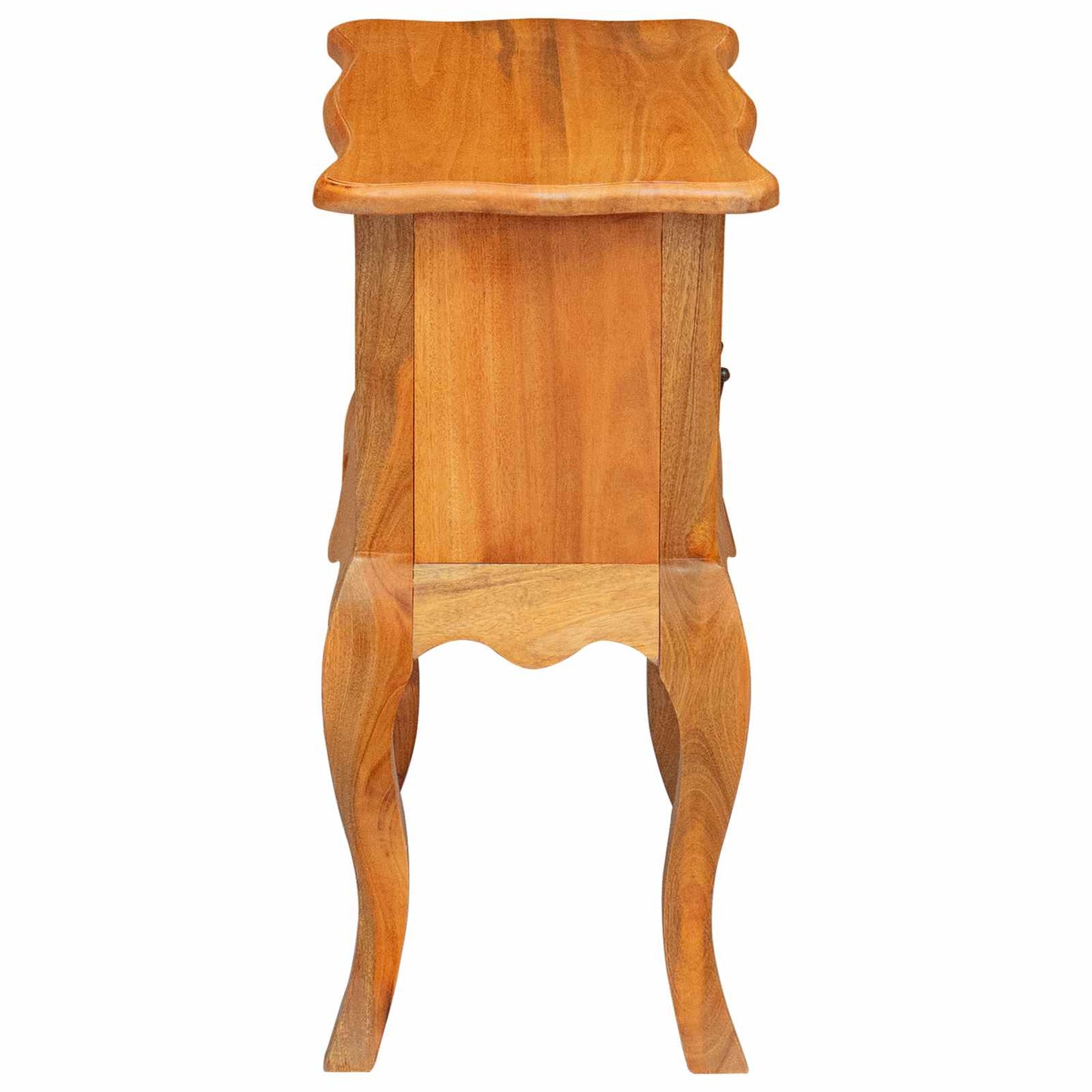 Sidebord Naturfarvet 60,5 X 30 X 61 Cm Massiv Mahogni