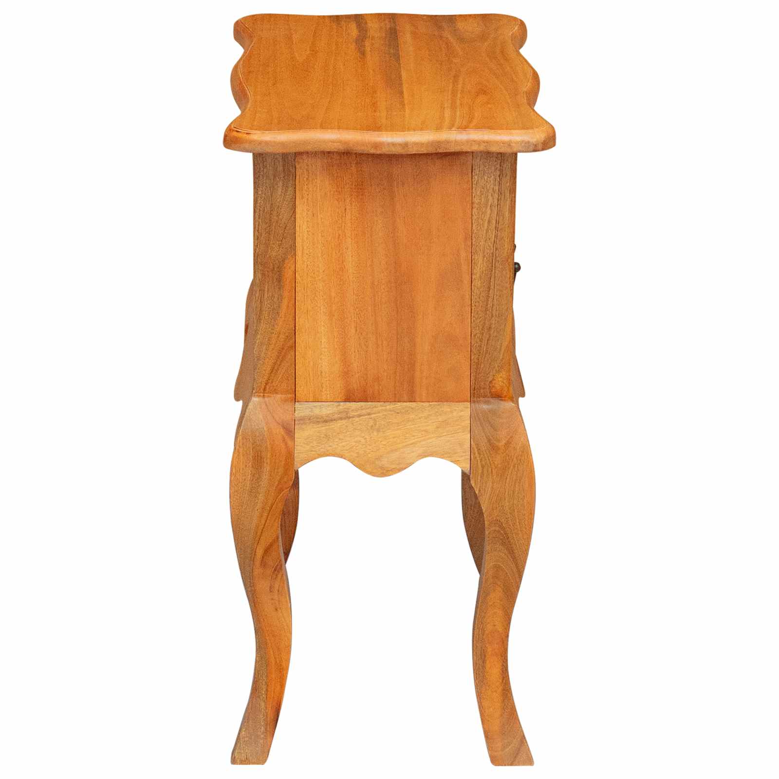 Sidebord Naturfarvet 60,5 X 30 X 61 Cm Massiv Mahogni