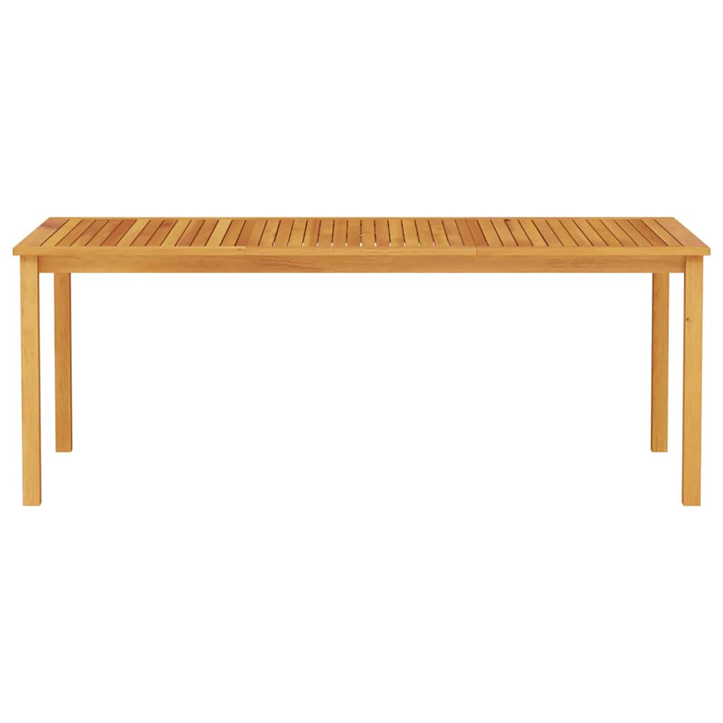 Have Spisebordssæt Foldbar 9 Pcs Brun Massivt Akacietræ