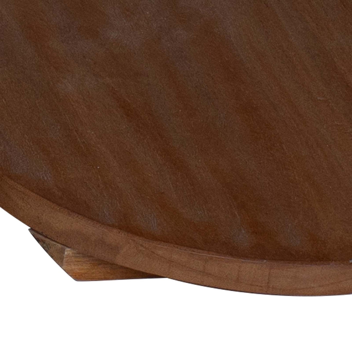 Plante Stool 3 Pcs Brun Mahogni Træ