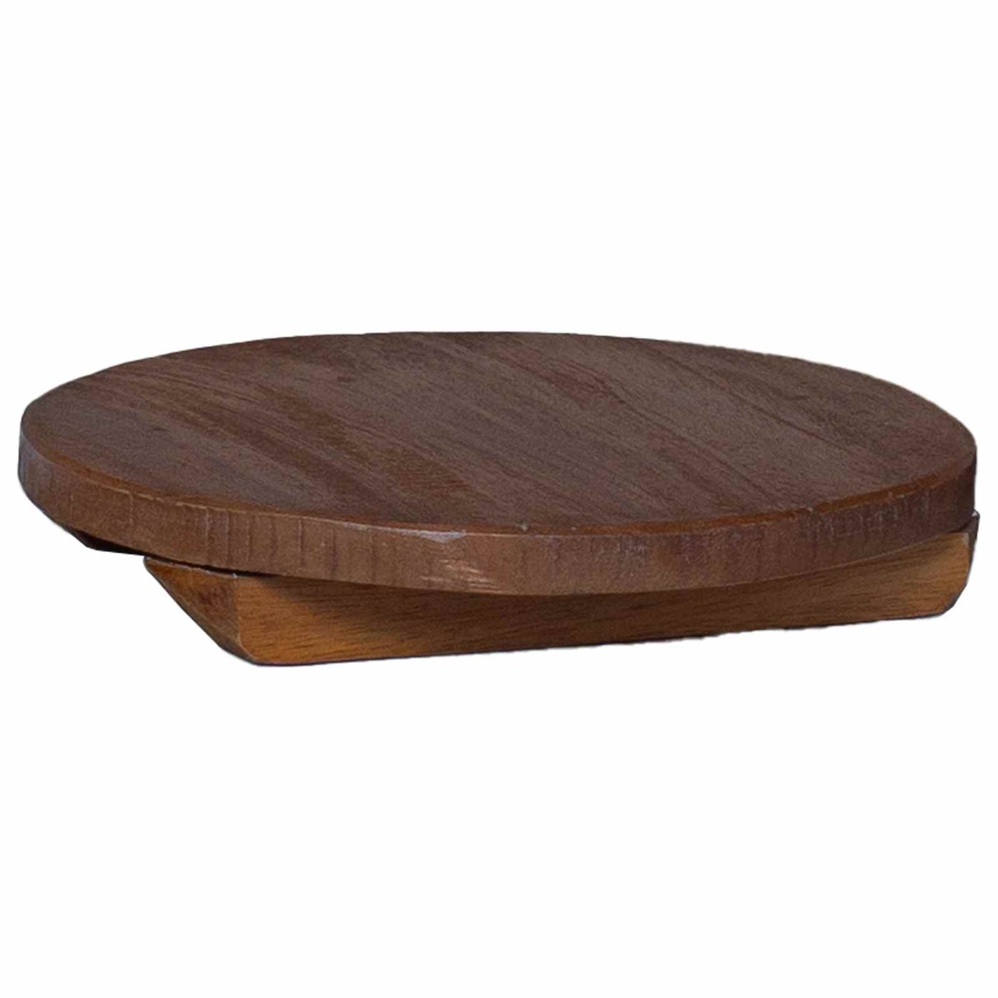 Plante Stool 3 Pcs Brun Mahogni Træ