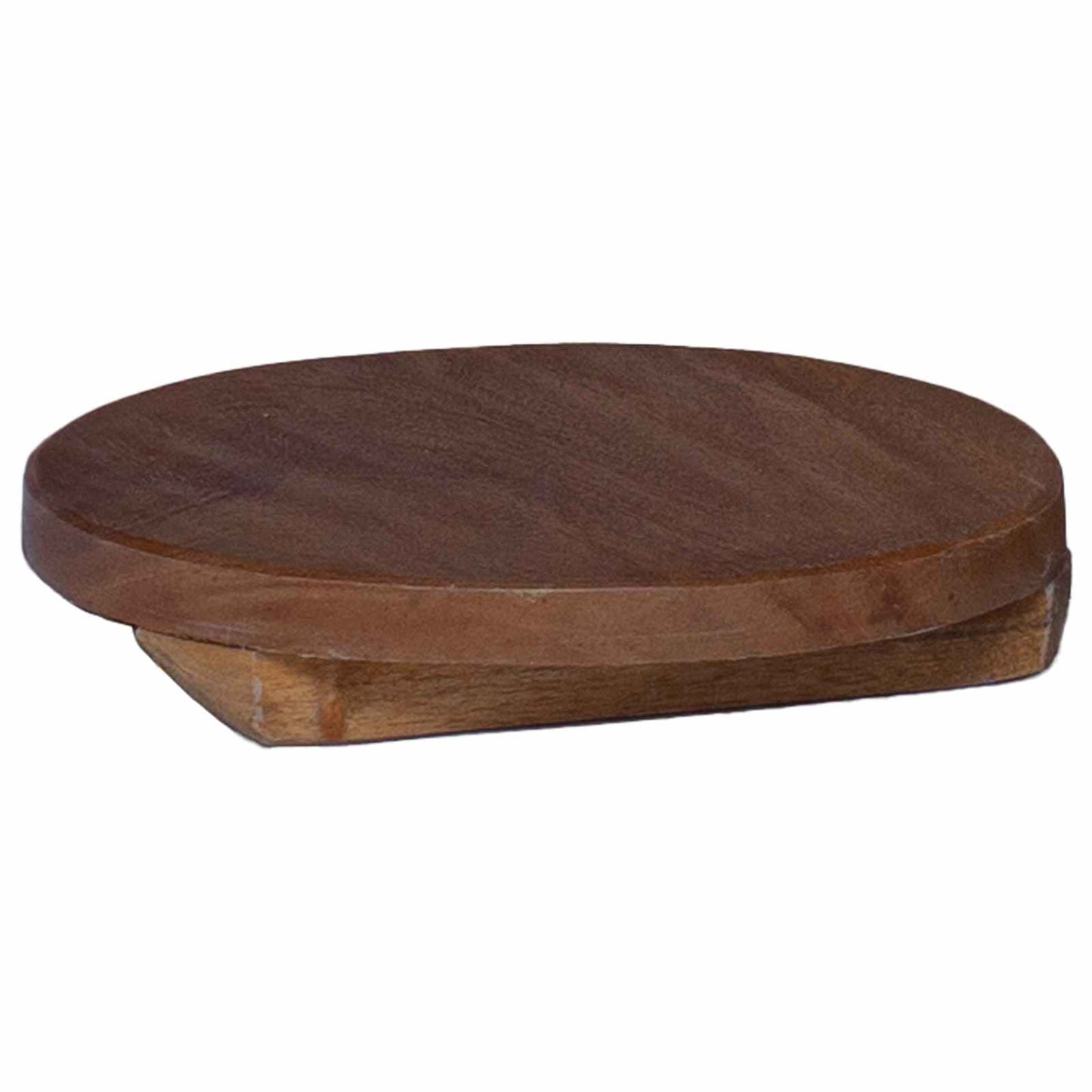 Plante Stool 3 Pcs Brun Mahogni Træ