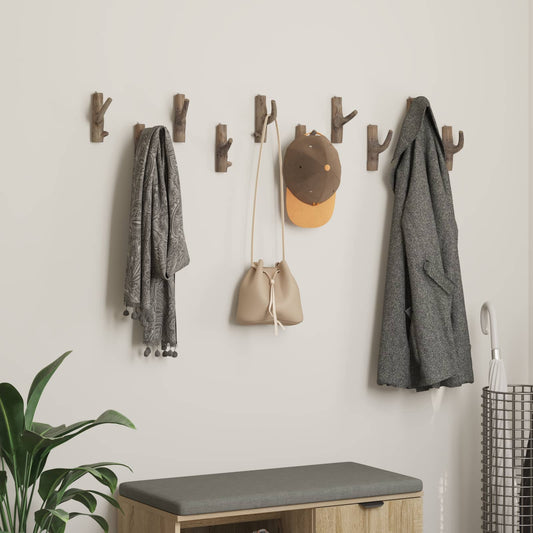 Krog Brun 4 X 4 X 14 Cm Solid Genbrugs Træ