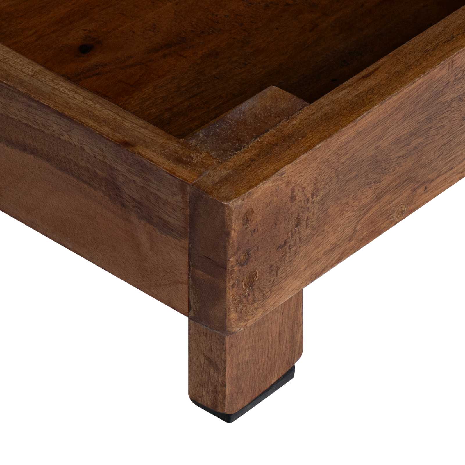 Planteholder 3 Pcs Brun Mahogni Træ