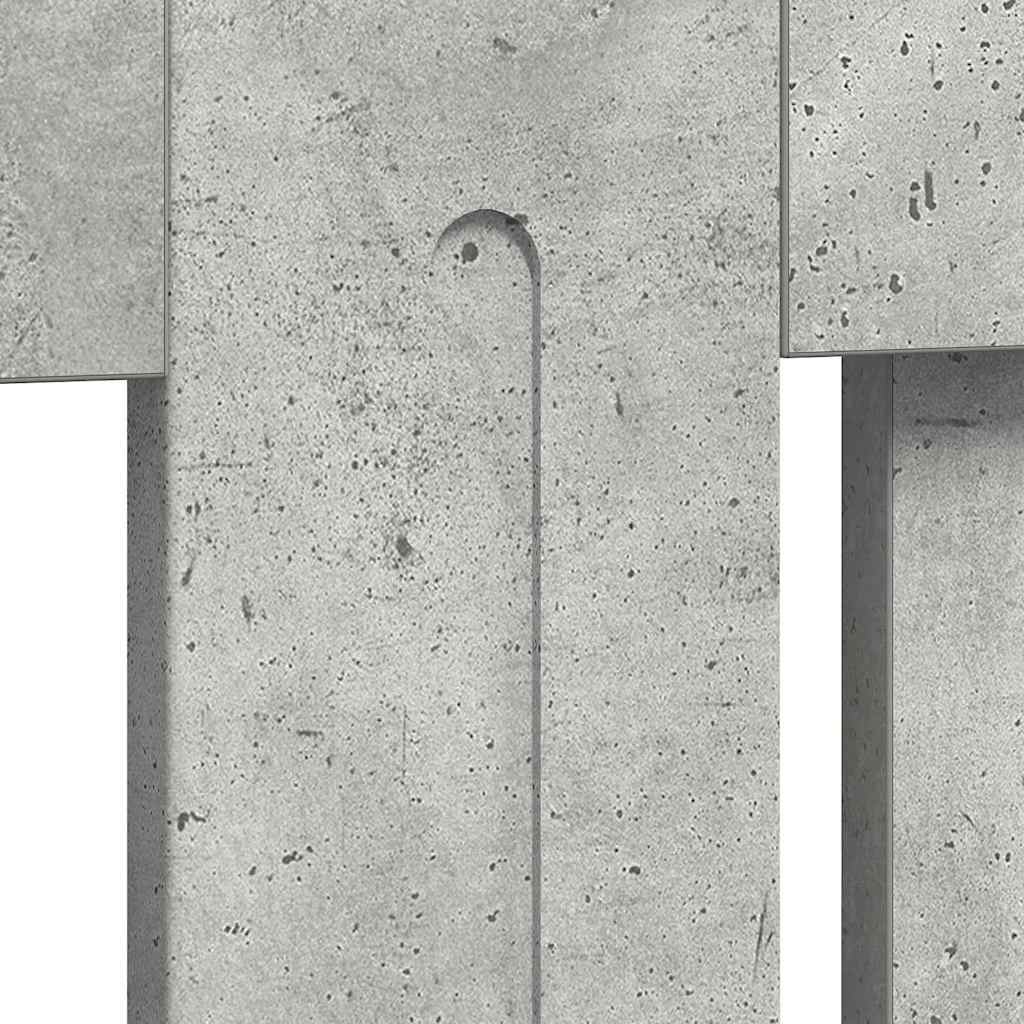 Radiatorcover Beton Grå 172 X 19 X 81,5 Cm Konstrueret Træ