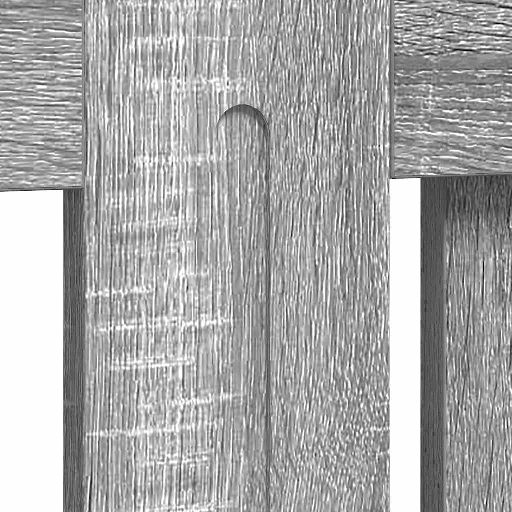 Radiatorcover Grå Sonoma 172 X 19 X 81,5 Cm Konstrueret Træ