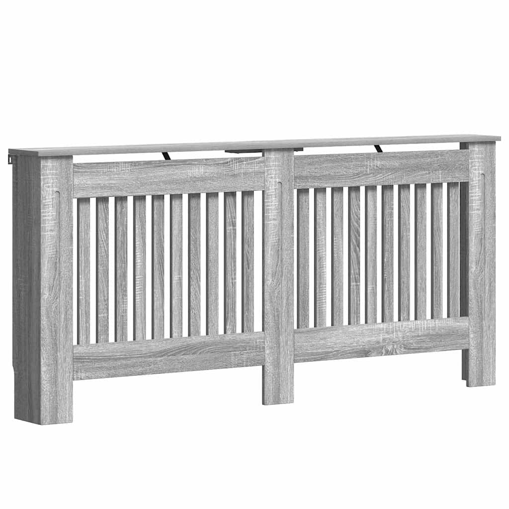Radiatorcover Grå Sonoma 172 X 19 X 81,5 Cm Konstrueret Træ